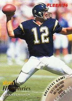 Stan Humphries San Diego Chargers 1996 Fleer NFL #121